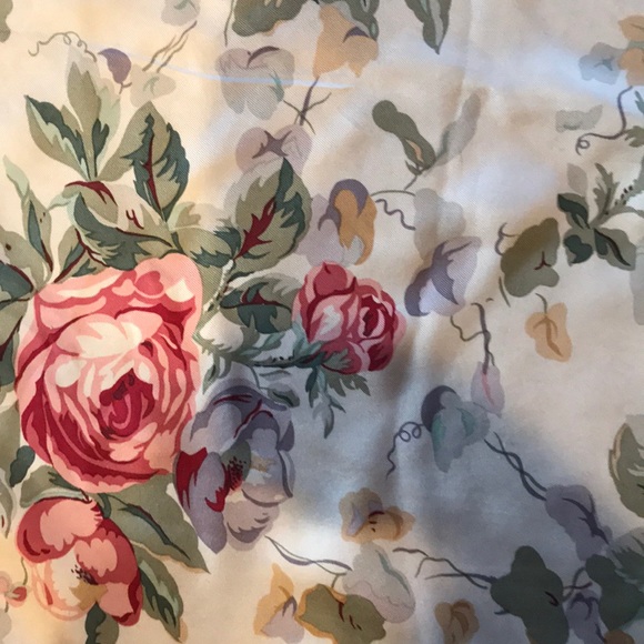Vintage Floral Ralph Lauren Silk Scarf - Picture 2 of 6